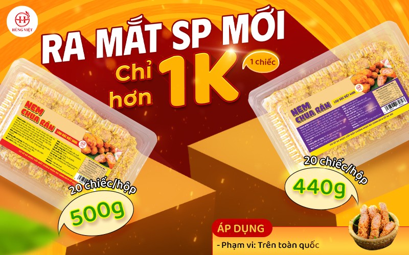 [HOT] Ra Mắt Bộ Đôi Nem Chua Rán Đặc Biệt – Giải Pháp “Vàng” Tối Ưu Cost Cho Chủ Quán