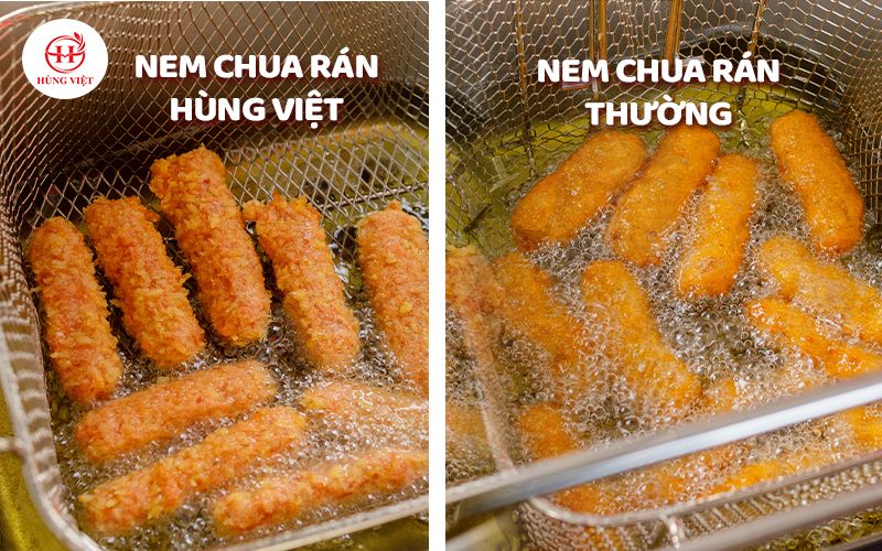 So sánh nem chua rán