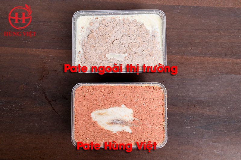 So sánh Pate Hùng Việt và pate trên thị trường
