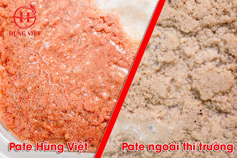 So sánh Pate Hùng Việt và pate trên thị trường