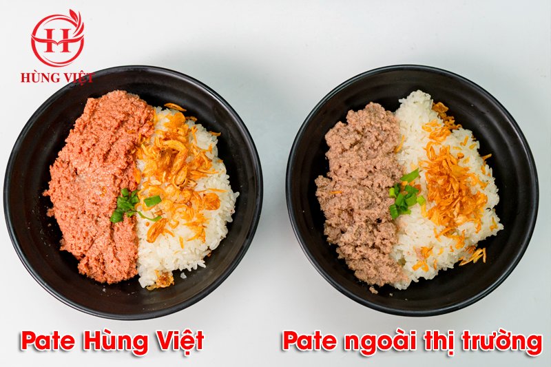 So sánh Pate Hùng Việt và pate trên thị trường