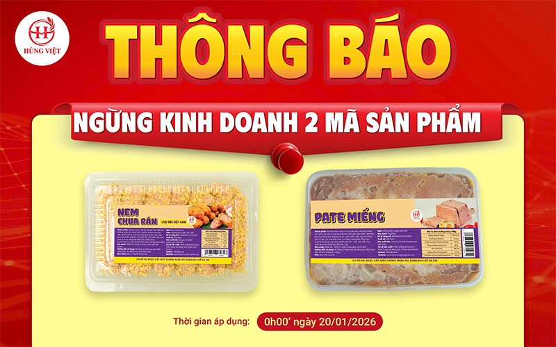Thông Báo Kinh Doanh 2 Mã Sản Phẩm & Giải Pháp Thay Thế Tối Ưu Cho Chủ Quán