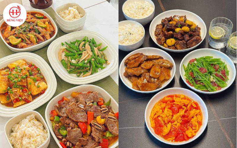 Chuẩn bị sẵn thực đơn cho ngày hoặc tuần ăn sẽ giúp bạn chủ động hơn trong việc nấu nướng. 