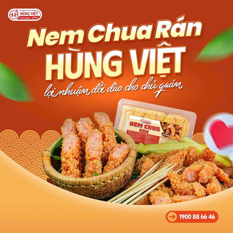 nem chua rán hùng việt