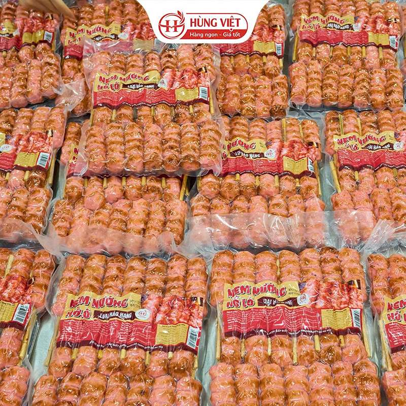 nem nướng hồ lô