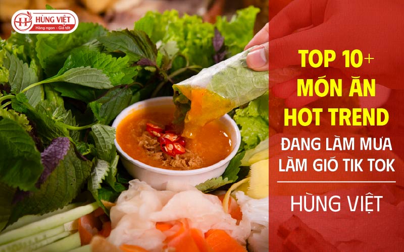 10+ Món Ăn Hot Trend 2026 Đang Làm Mưa Làm Gió TikTok