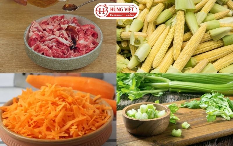 Chuẩn bị nguyên liệu