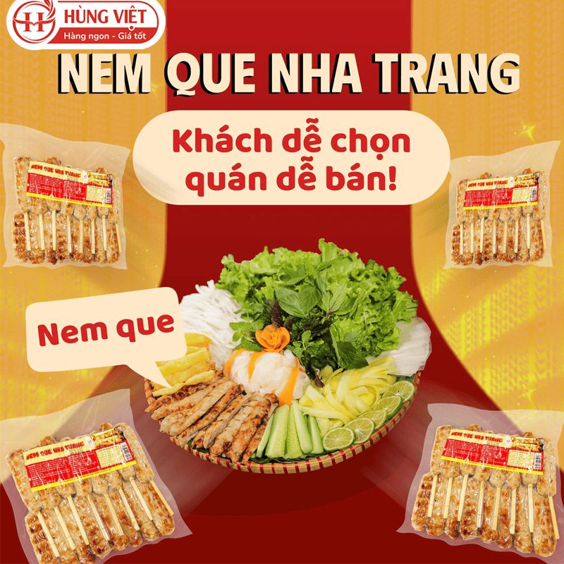 Hùng Việt - Nguồn sỉ nem nướng chất lượng