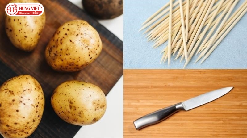 Dụng cụ làm khoai tây lốc xoáy