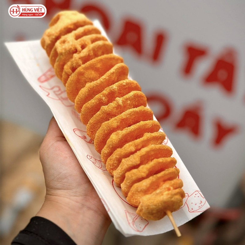 Khoai tây lốc xoáy phô mai