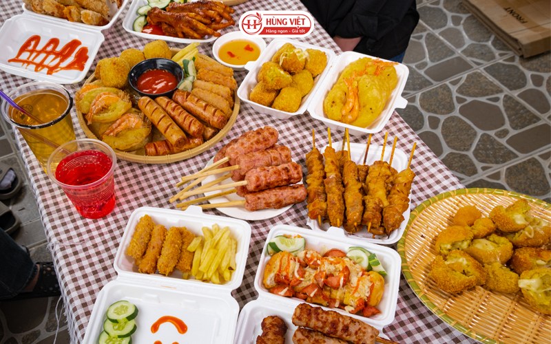 Xiên que ăn vặt