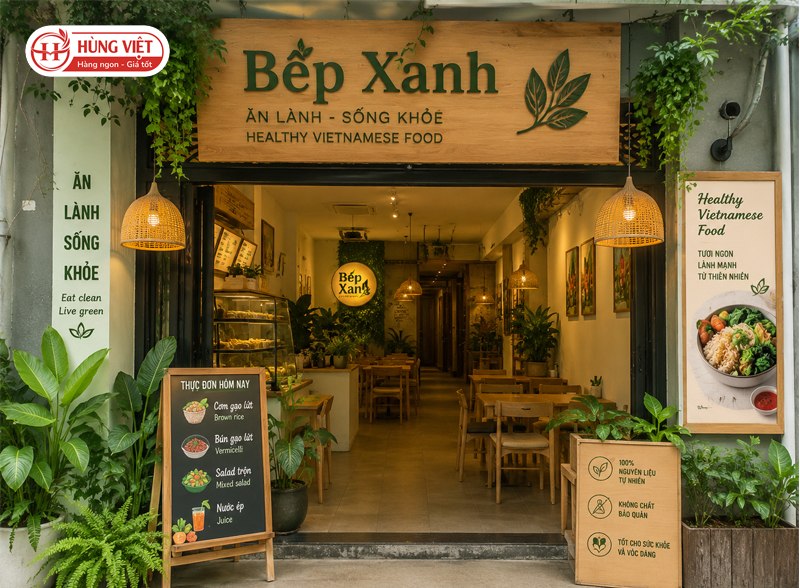 Quán đồ ăn healthy kiểu Việt