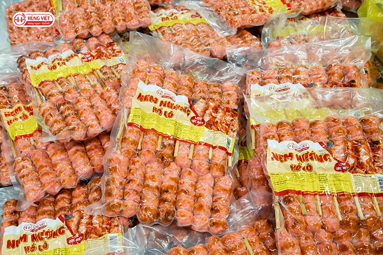 Nem hồ lô nướng sẵn dễ chế biến, phục vụ nhanh, lợi nhuận gấp đôi gấp ba dễ dàng