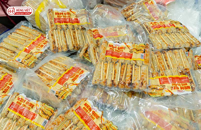 Nem que nha trang nướng sẵn tiện lợi, dễ chế biến phục vụ nhanh kiếm lời đơn giản không tưởng