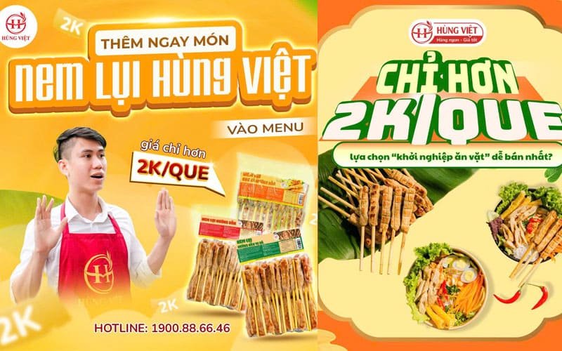 Nguồn hàng nem lụi cho quán ăn