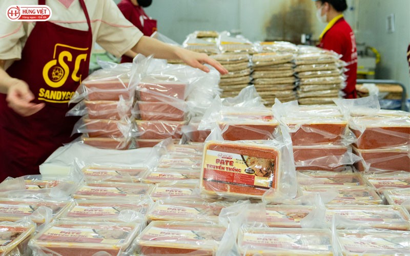 Xưởng sản xuất pate Hùng Việt