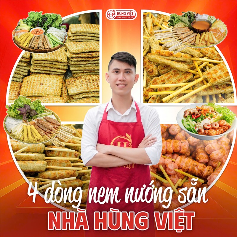 Nguồn sỉ nem nướng Hùng Việt