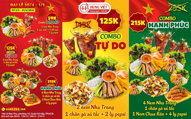 Tạo menu theo mùa