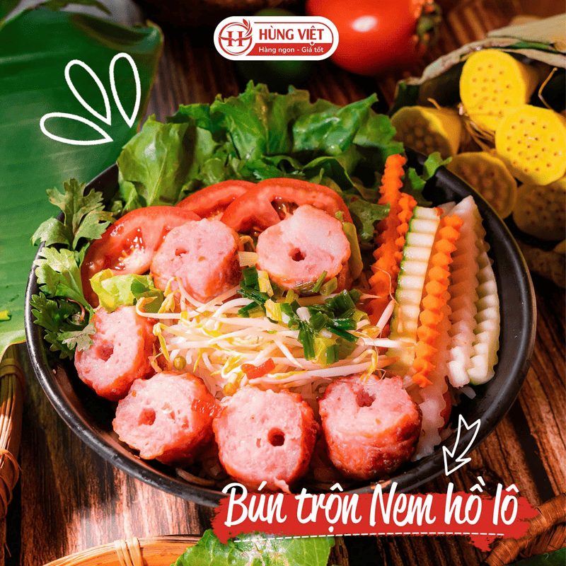Mene ăn sáng bún - phở