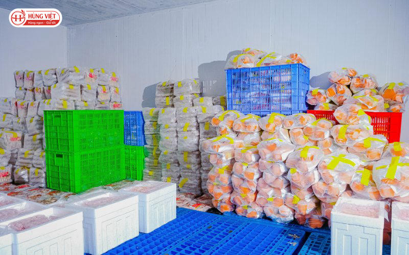 Tổng kho hàng đông lạnh cho quán ăn giá sỉ uy tín, giao toàn quốc