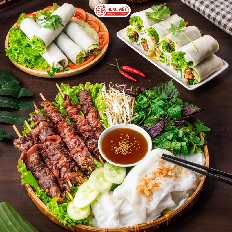 Thịt xiên nướng chế biến sẵn