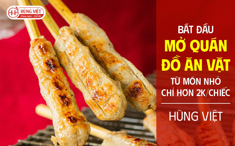Bắt Đầu Mở Quán Đồ Ăn Vặt Nhỏ Từ Món Chỉ Hơn 2K/Chiếc
