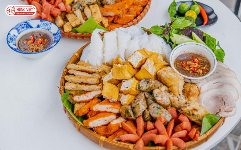 Kinh doanh bún đậu đừng bỏ qua chả cốm Hùng Việt