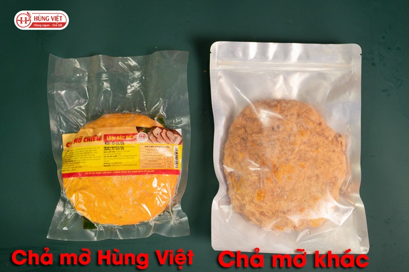 so sánh chả mỡ