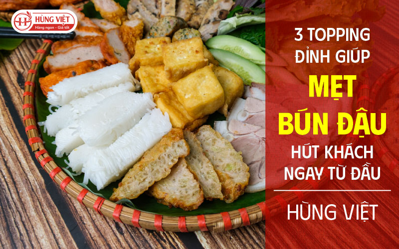 topping cho mẹt bún đậu
