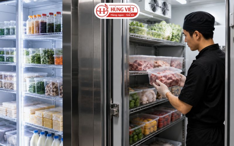Bảo quản nguyên liệu đúng nhiệt độ