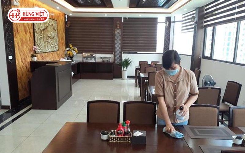 Cách giữ vệ sinh quán ăn sạch sẽ