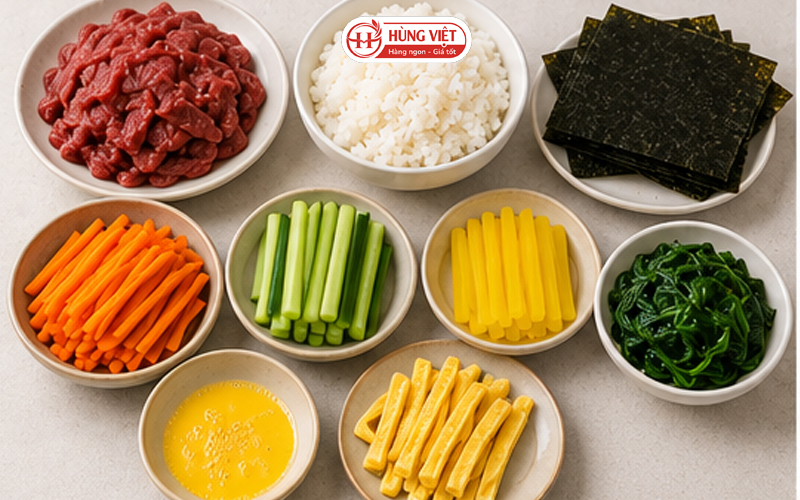 Kimbap bò phô mai