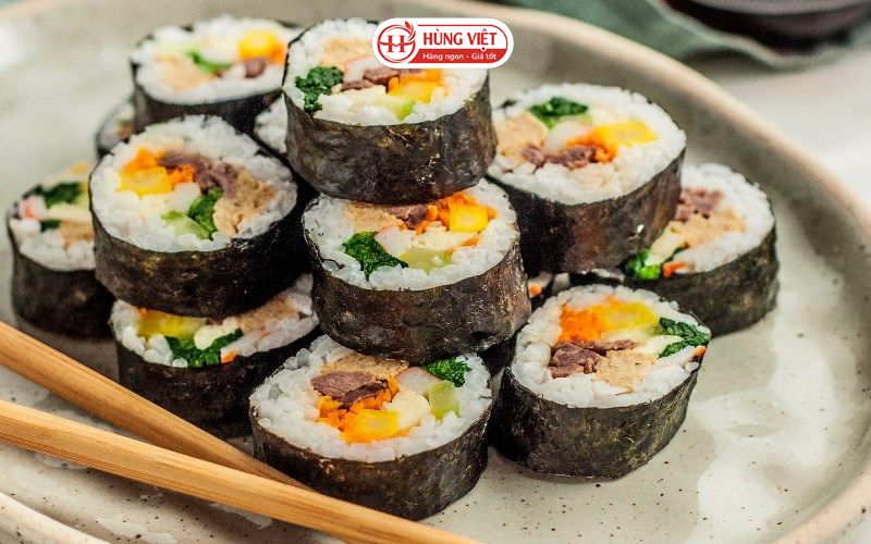 Hướng Dẫn Cách Làm Kimbap Bò Phô Mai Chuẩn Hàn Cho Chủ Quán