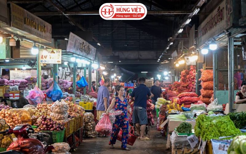 Các chợ đầu mối lớn tại TP.HCM (Chợ Bình Điền, Chợ Thủ Đức)