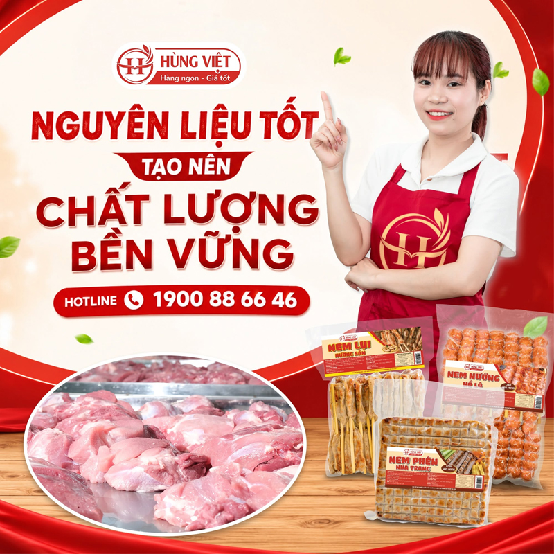Hùng Việt Food - Thương hiệu cung cấp thực phẩm hàng đầu, đồng hành cùng hàng nghìn quán ăn, doanh nghiệp