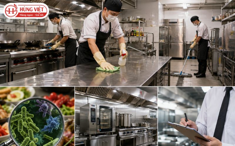 Tại sao phải xây dựng quy trình vệ sinh bếp nhà hàng nghiêm ngặt?