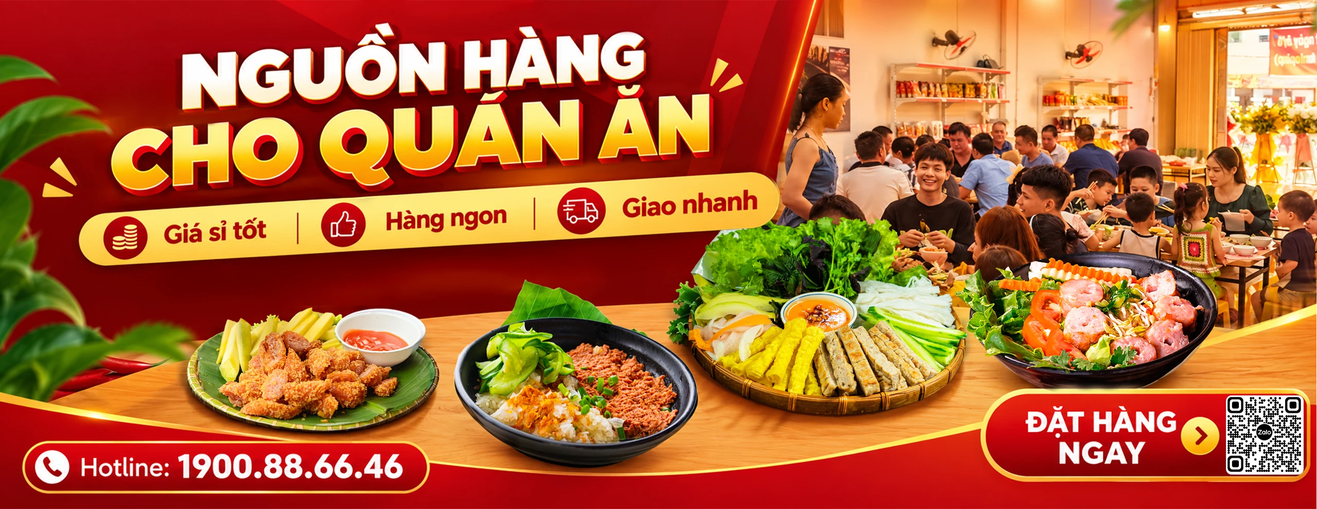Nguồn hàng cho quán ăn